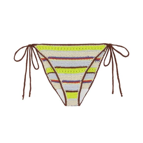 Ganni Women's Crochet String Bikini Briefs  sz US 6 (38) - Picture 3 of 4
